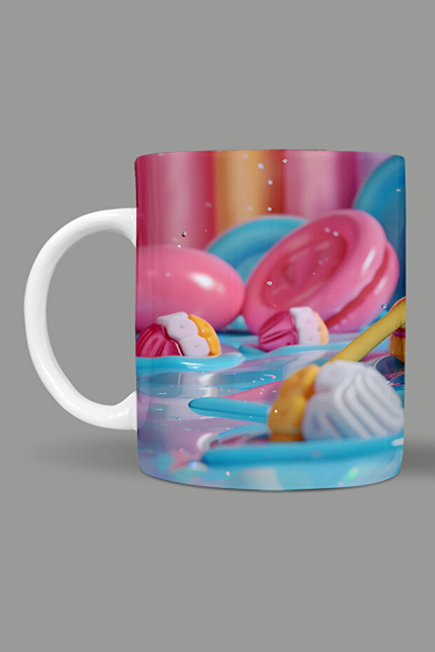 3D Colors Themed Mug