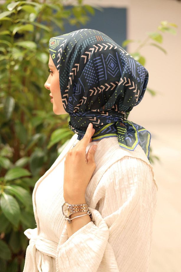 10 Silkhome Etnik Desen Soft Eşarp 73061 - 5