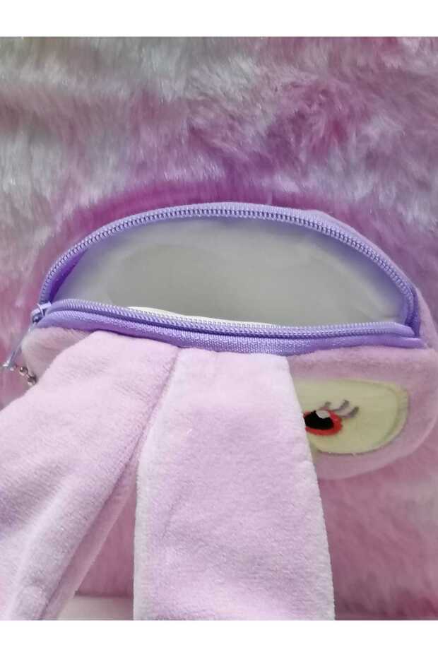 Plush Notebook Set with Wallet - Diary - Rabbit Pattern 80 Sheets - 3