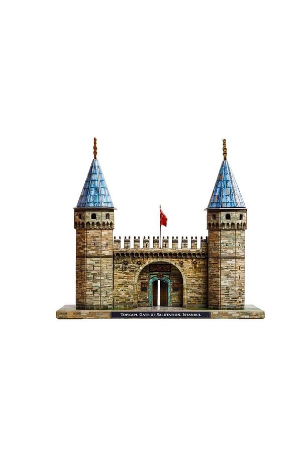 Topkapı Sarayı Selamlık Kapısı 3d Karton Puzzle Yapboz - 1