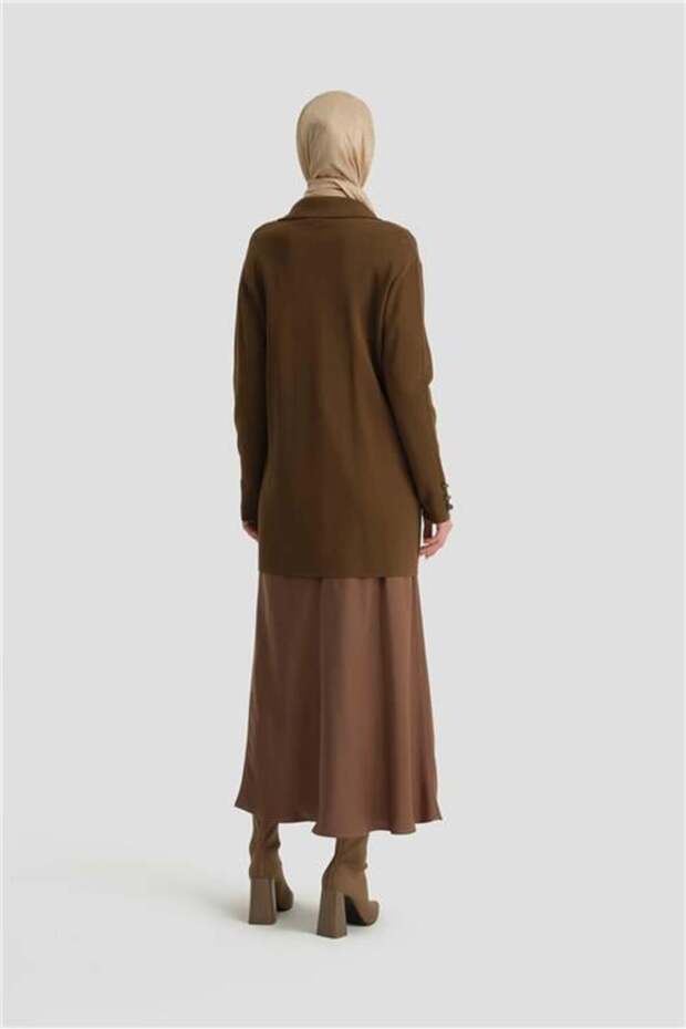 Triko Ceket 24kd2006 Fındık - 4