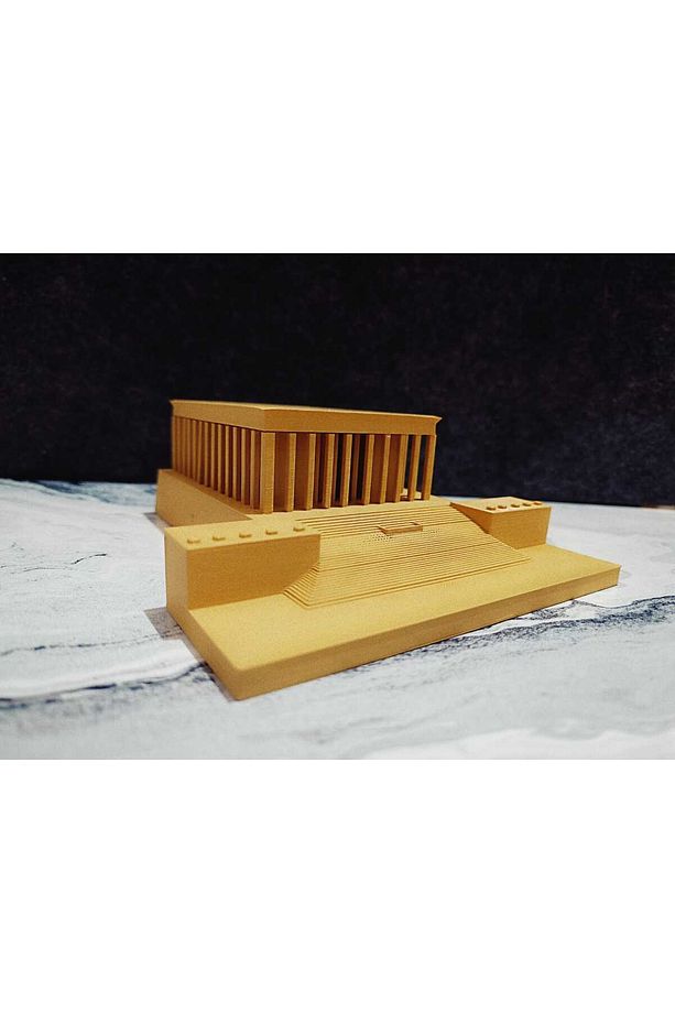Anıtkabir Maketi 3D 15.5 x 13.5 x 5 cm Dekor Biblo Heykel - 1