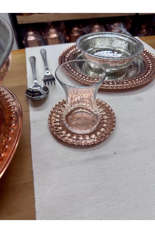 Bakır çay tabağı - 3