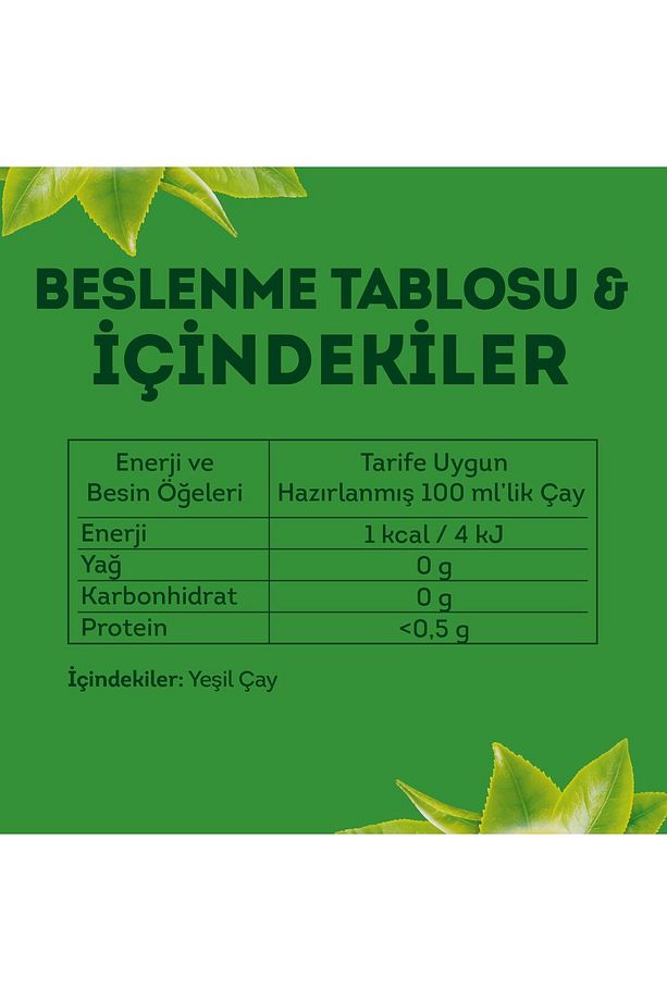 Yumuşak Içimli Bardak Poşet Yeşil Çay X 6 Adet - 3