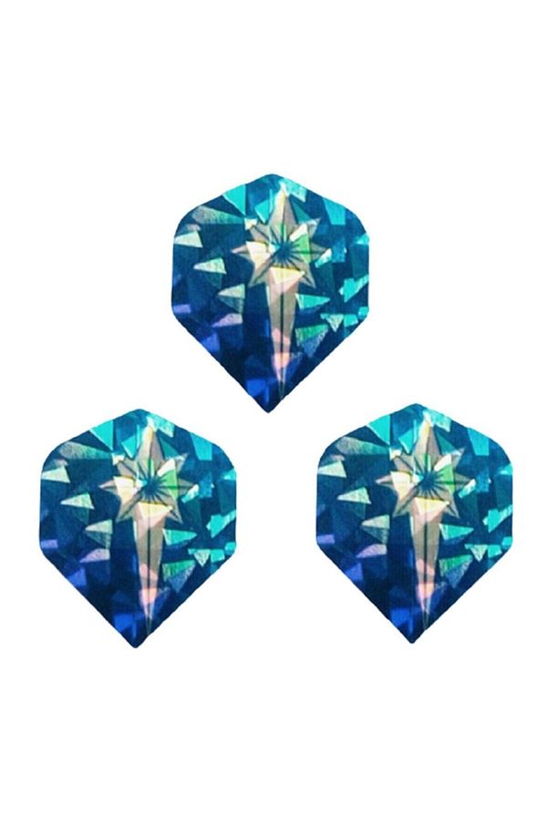 15 Adet (5 FARKLI TAKIM) Hologramlı Parlak Standart Tasarım. Dart Flight-flayt Set - 3