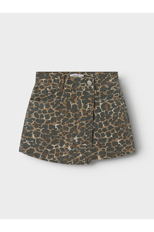 تنورة بطبعة جلد النمر - 3