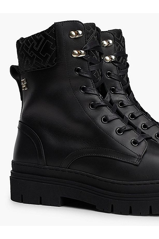 CLEATED LACE-UP LTHR MIX MONO TL - 7
