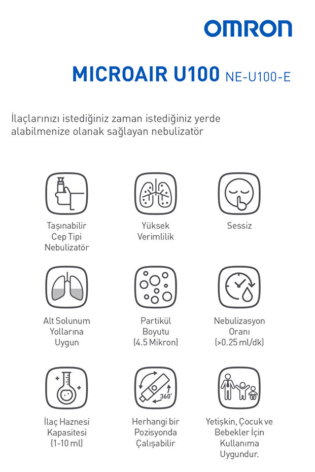 Microaır U100 Elde Taşınabilir Nebülizatör - 4