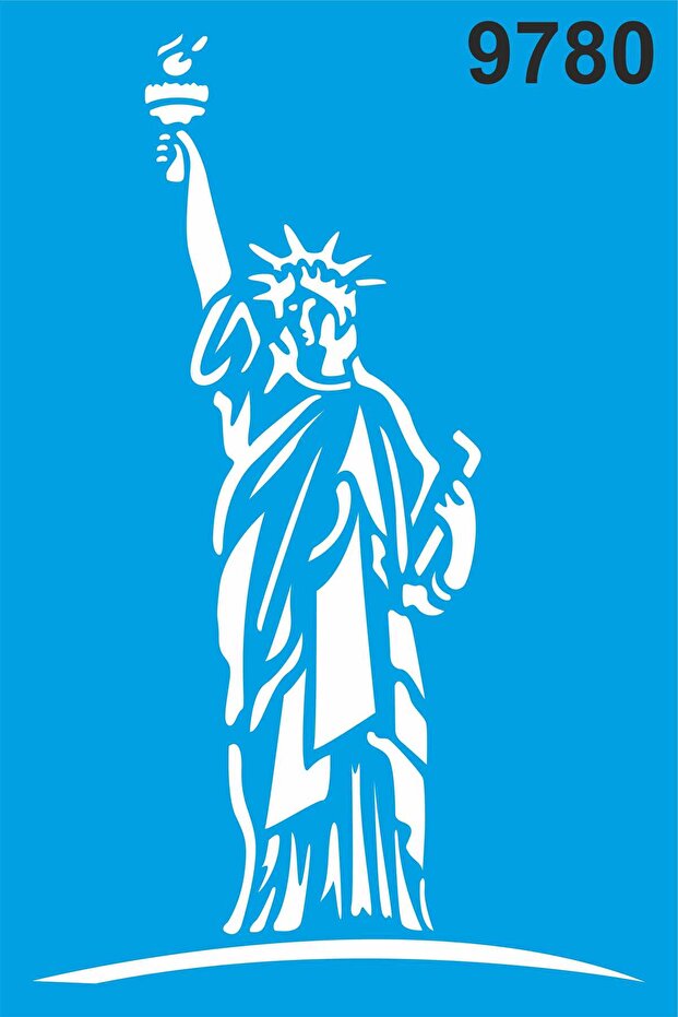 Statue of Liberty - Stencil Painting Template