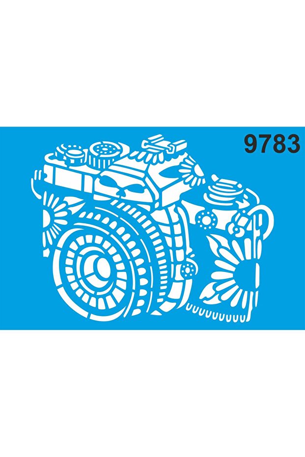 الكاميرا - قالب رسم استنسل - 1