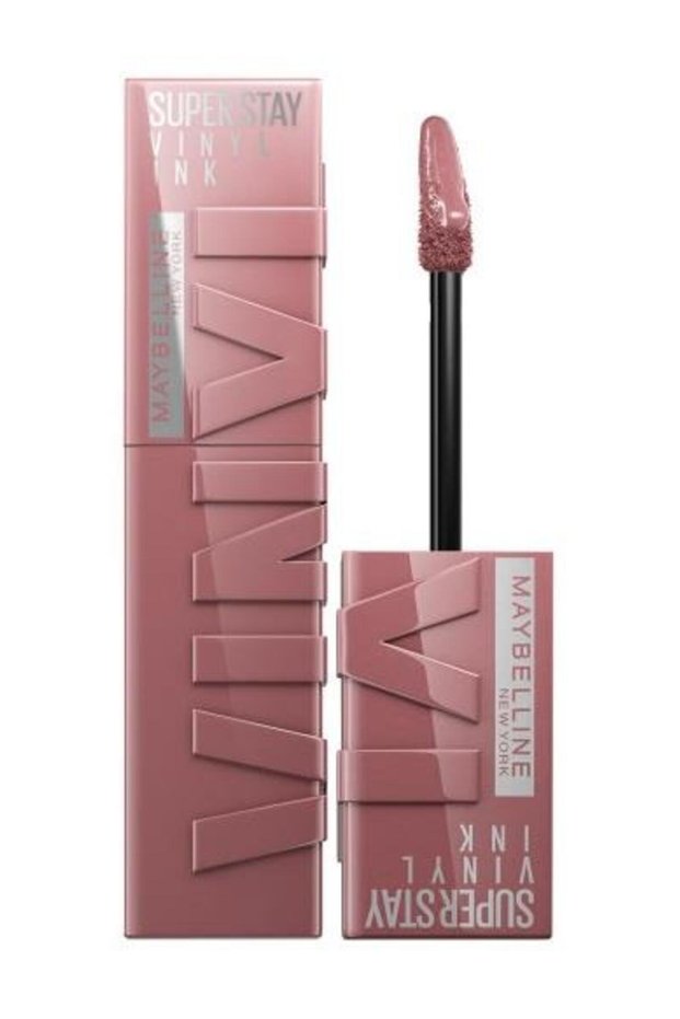 Super Stay Vinyl Ink Nudes Longwear Transfer Proof Gloss Lipstick, Awestruck
