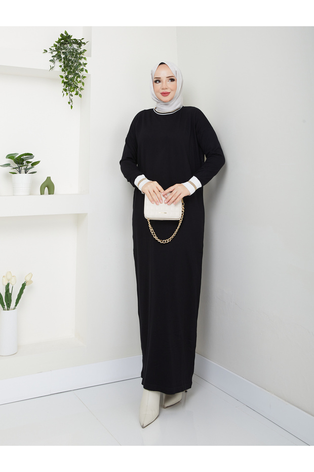 Wonderful Mercerized Non-Pilling Glitter Detailed Dress