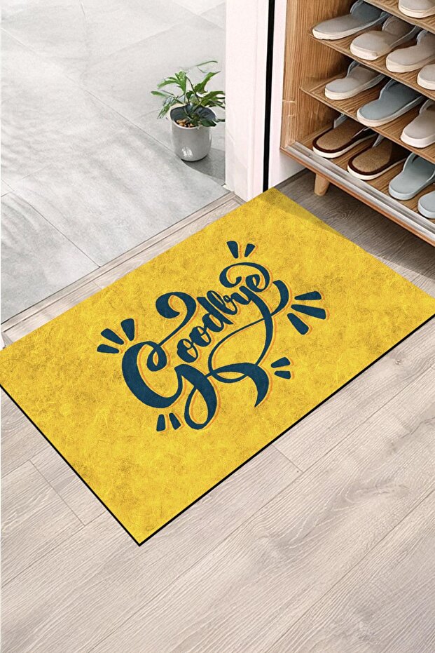Door Mat - Modern and Stylish Door Mat | For Home, Office, and Outdoor Use (Goodb