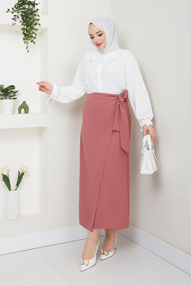 BEJ BAĞLAMALI ETEK - 3