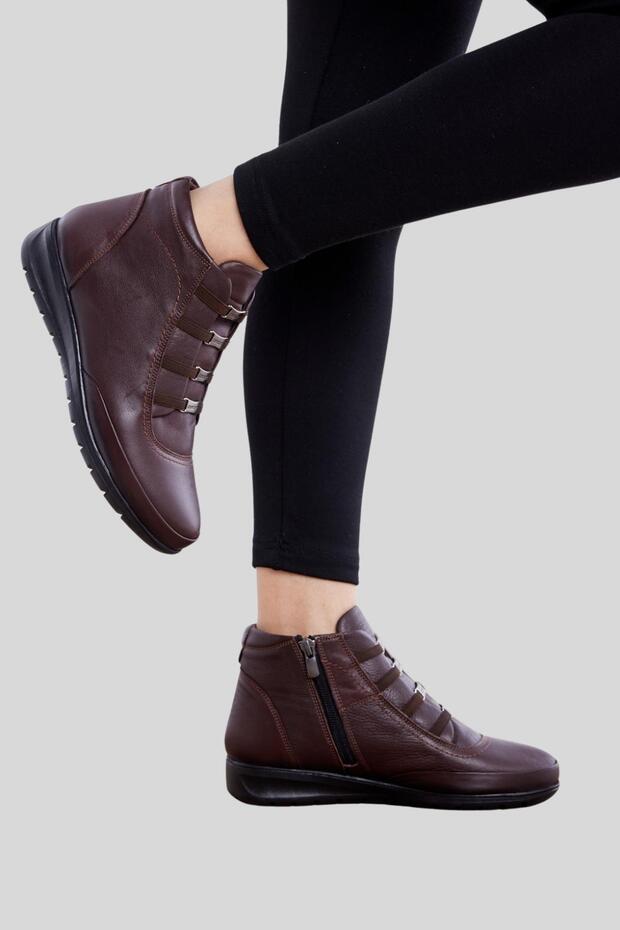 7119 Women's Thermo Sole Genuine Leather Mother Boots