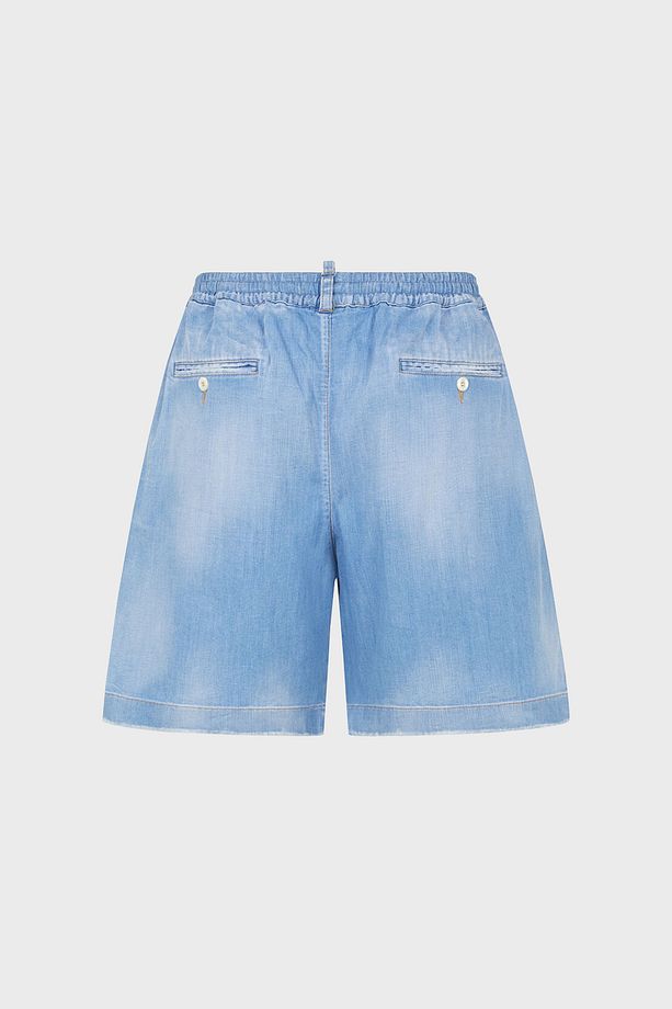 Streç Pamuklu Oversize Fit Normal Bel Geniş Paça Short Erkek SHORT S74MU0823 S30341 470 - 5