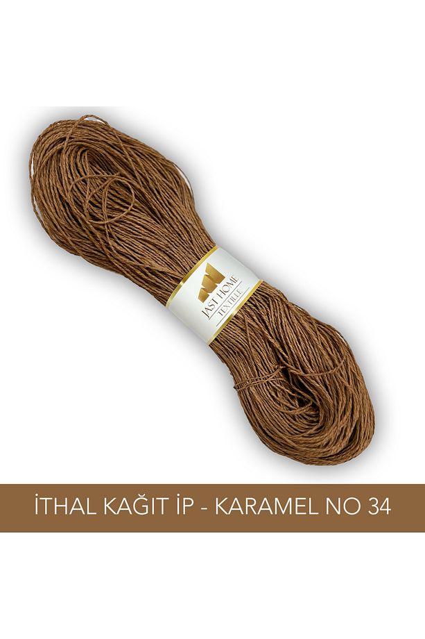 Kağıt Ip 1 KG , El Örgü Ipi , Yümüşak , Yeni - 1