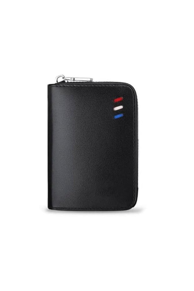 King Brown Detailed Genuine Leather Card Holder