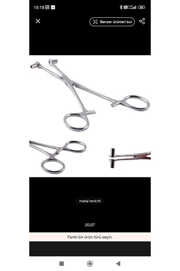 Piercing ekipmanı 1 - 1