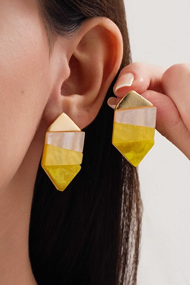Women's Ceramic Design Earrings