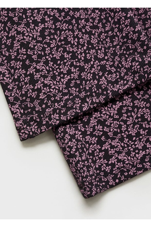 Patterned Flared Leggings - 4