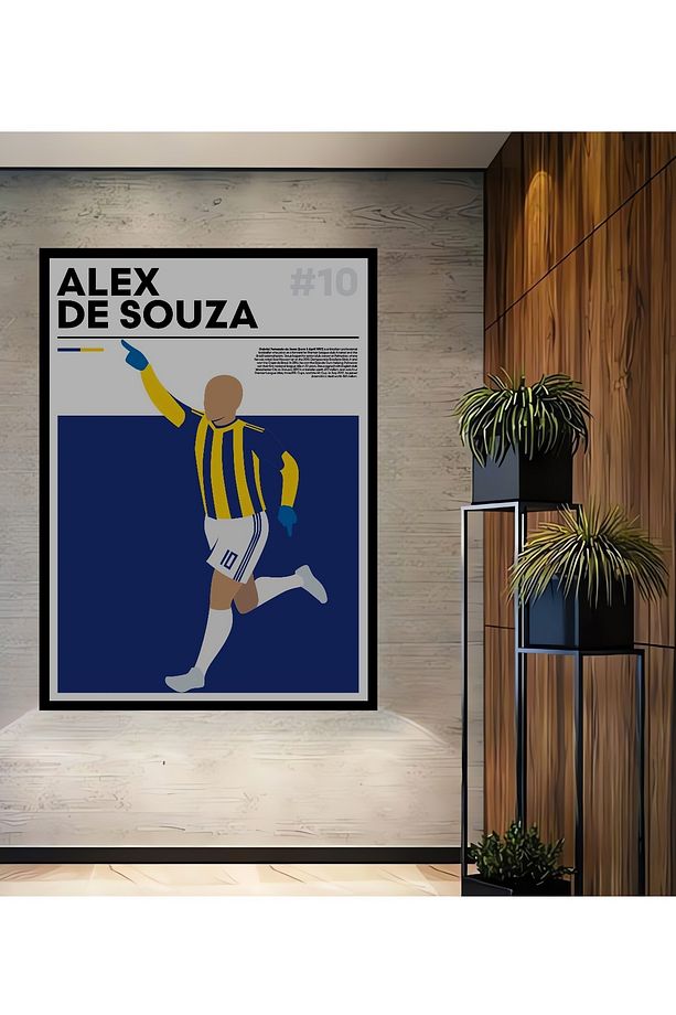Alex De Souza Dekoratif Ahşap MDF Ev/İşyeri Duvar Tablo Dikdörtgen Ev/İşyeri Duvar Tablo - 2