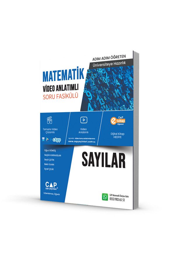 Çap Matematik Sayılar Video Anlatımlı Soru Fasikül - 2