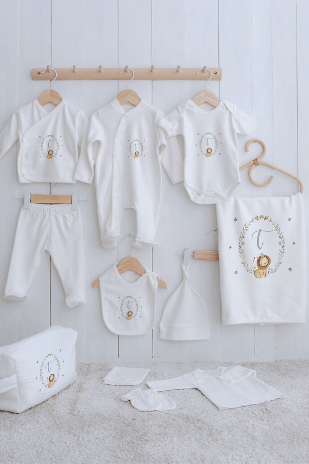 Organic 11-Piece Hospital Release - Little Lion Series - Letter t