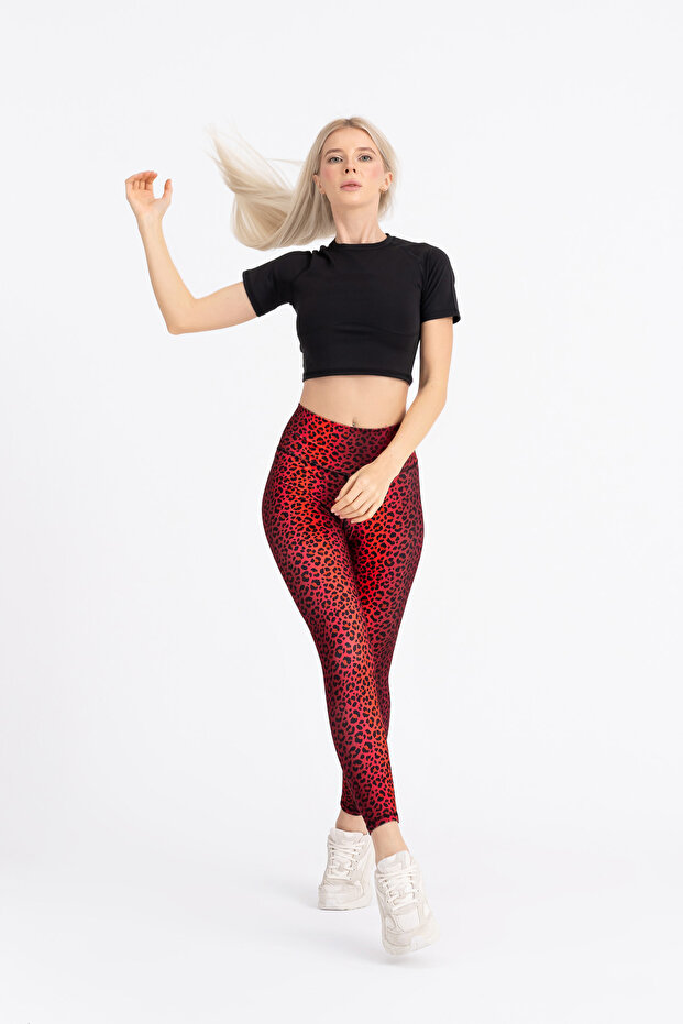 Αθλητικό κολάν Leopard Pattern - Luxe Model - 4