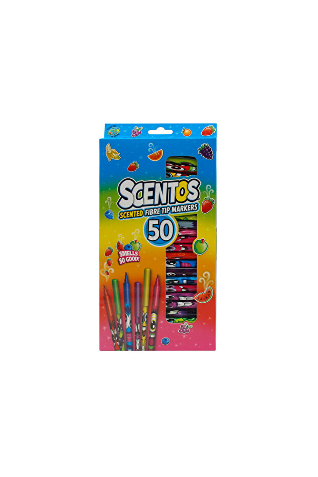 50 SCENTOS SCENTED FIBRE TIP PENS