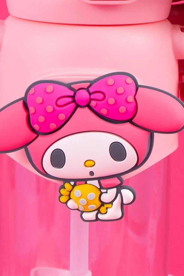 Sanrio Lisanslı Pipetli Kapaklı Suluk (600ml) - My Melody - 3