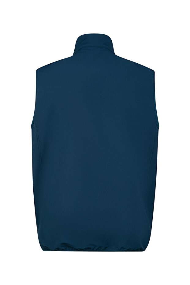 Wayne Merino Yünlü Unisex Yelek Lacivert - 3