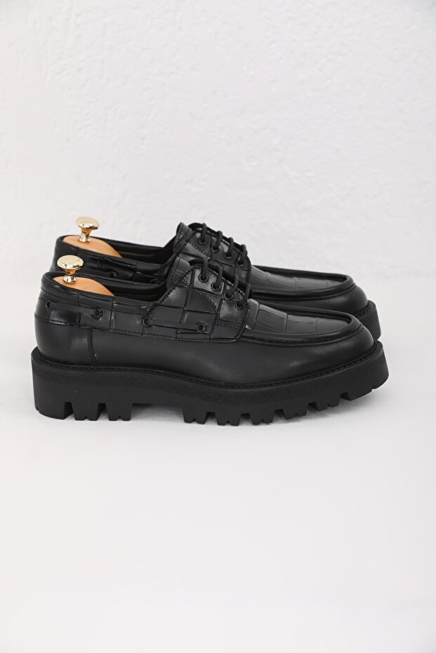 Kevin Model Special Design Genuine Crocodile Leather Casual Shoes
