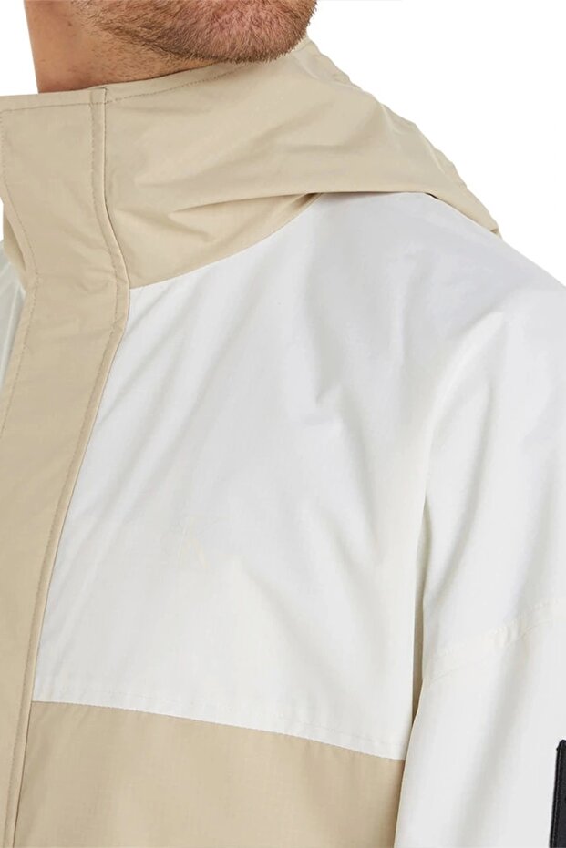 RIPSTOP WINDBREAKER Erkek Beyaz Yağmurluk J30J325588-YBI - 3