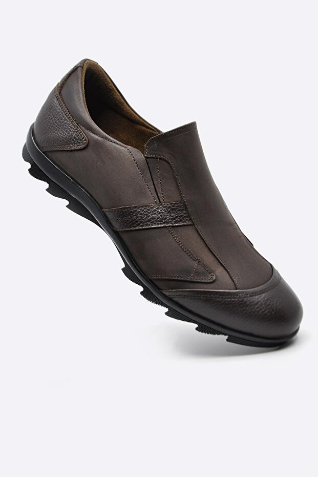 3530 Erkek Hakiki Deri Spor Sıcak Astar Ayakkabı - 1