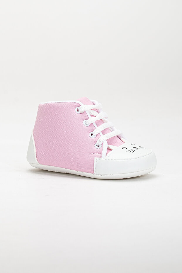 Baby Girl Booties with Ergonomic Structure - Soft Material Cat, Anti-Sweat and Stylish Colorful
