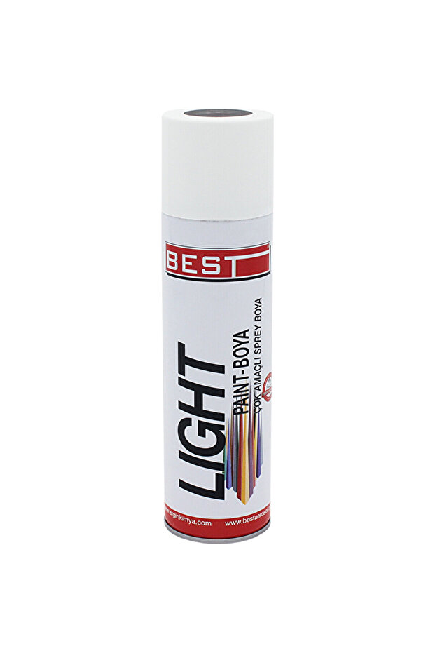 LİGHT SPREY BOYA MAT SİYAH 250ml. - 1