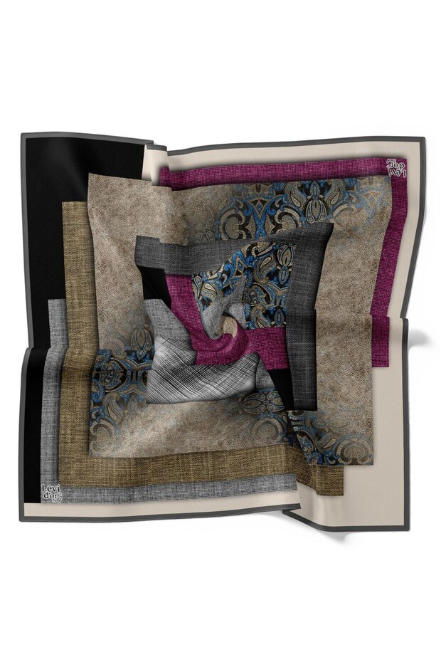 وشاح Twill منقوش عرقيًا - 1