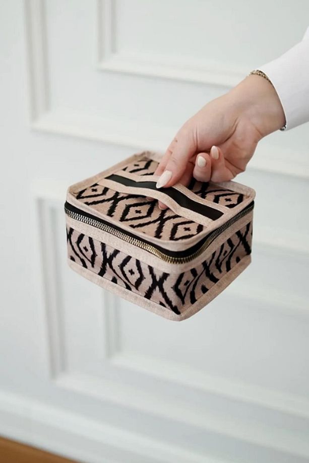 Mini Mücevher Takı Kutusu - Kolye, Yüzük, Küpe Ve Kolye Düzenleyici Seyahat Takı Mücevher Çantası - 7