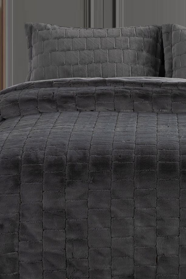 Luxury Rabbit Tavşan Tüyü Yatak Örtüsü Çift Kişilik - 2