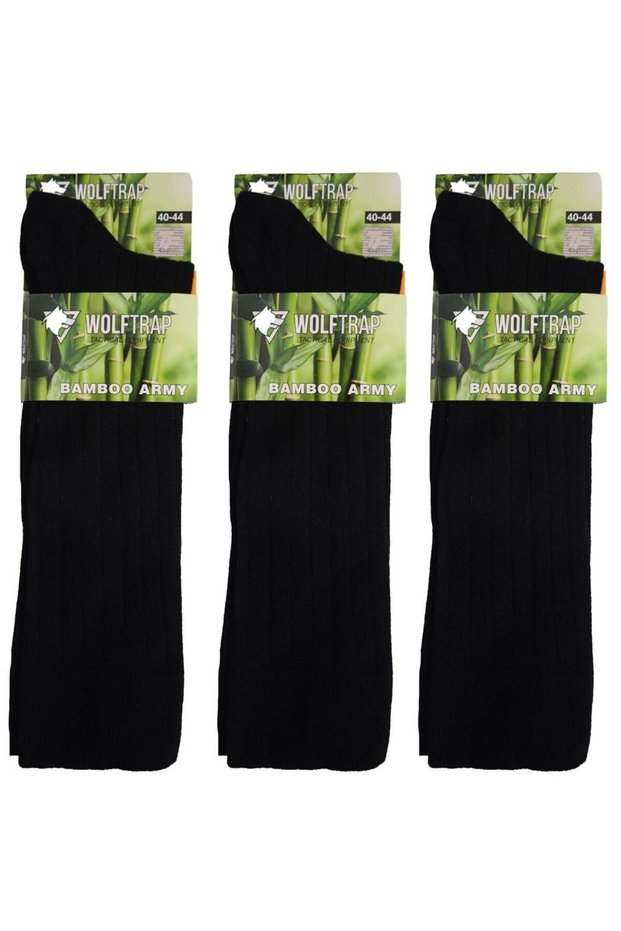 3 Pack Summer Bamboo Socks Black, Summer Bamboo Socks, Military Socks