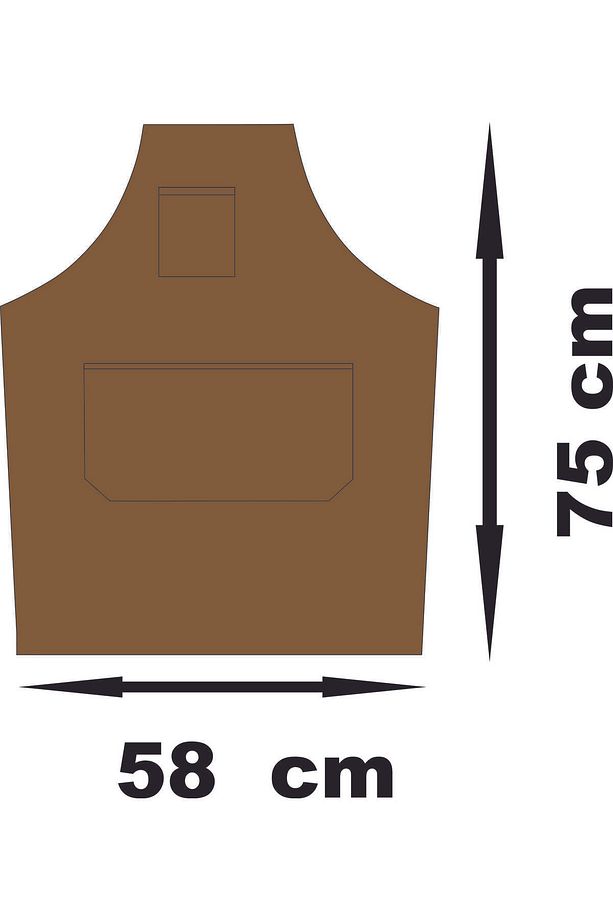 Süet Mutfak Önlüğü / Bar Önlüğü / Çalışma Önlüğü - 8