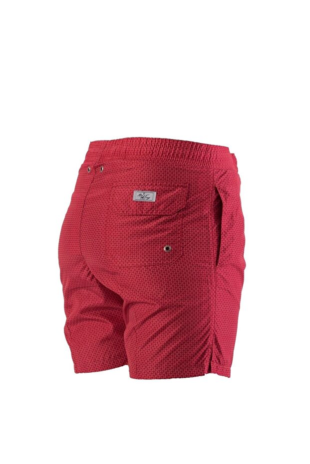 Zincir Desenli Premium Erkek Şort Mayo - 4