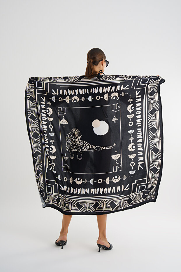 Boho Bell Black Pareo - 4