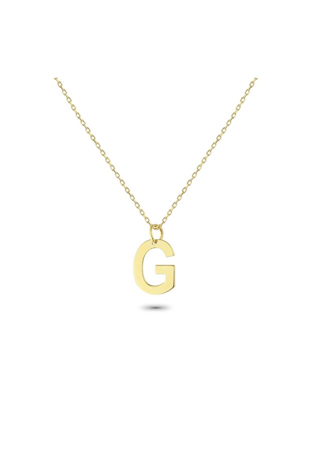 Altın G Harfi Kolye - 3