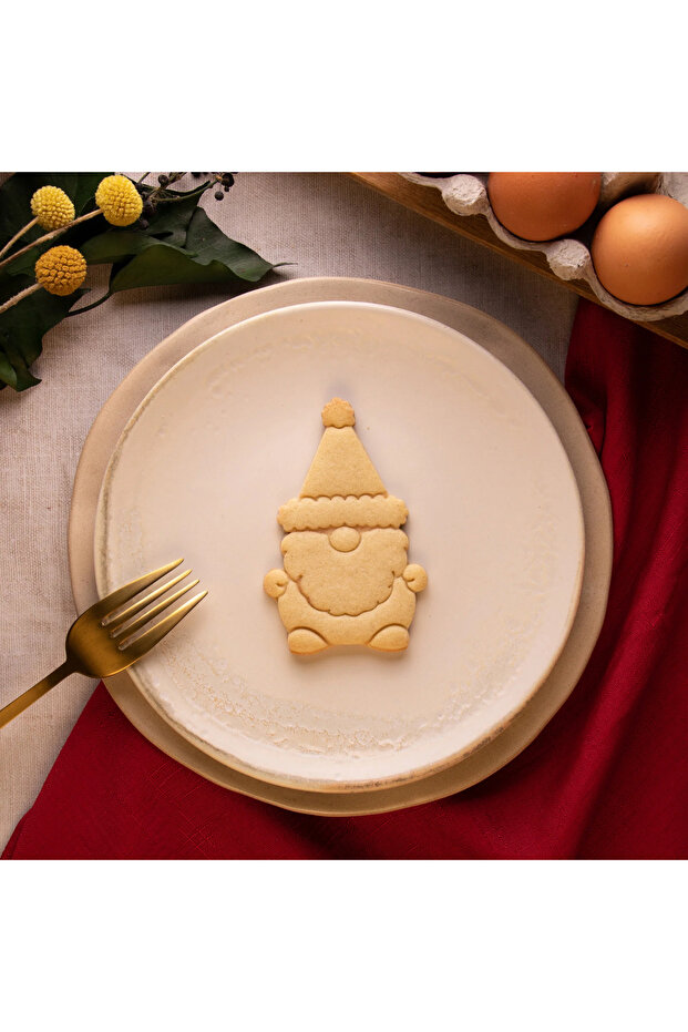 Gnome Dwarf New Year's Dough Shaper/Cookies/Ceramic/Polymer/Play Dough/Candy Dough/7X11Cm