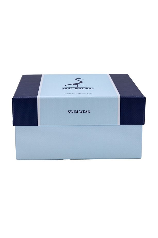 Motif Desenli Premium Erkek Şort Mayo - 7
