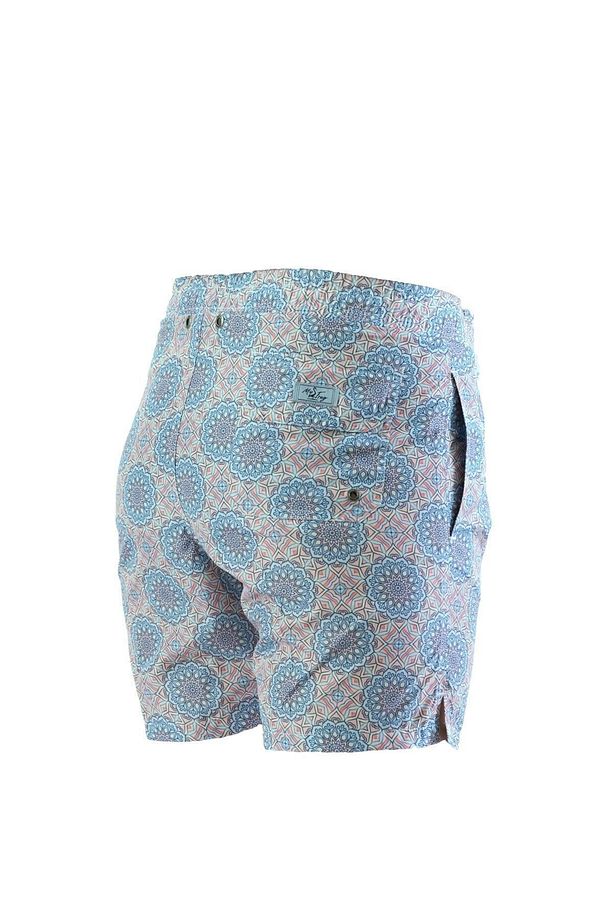 Motif Desenli Premium Erkek Şort Mayo - 4