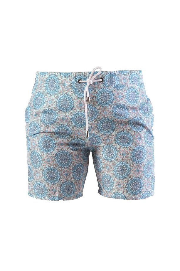 Motif Desenli Premium Erkek Şort Mayo - 2