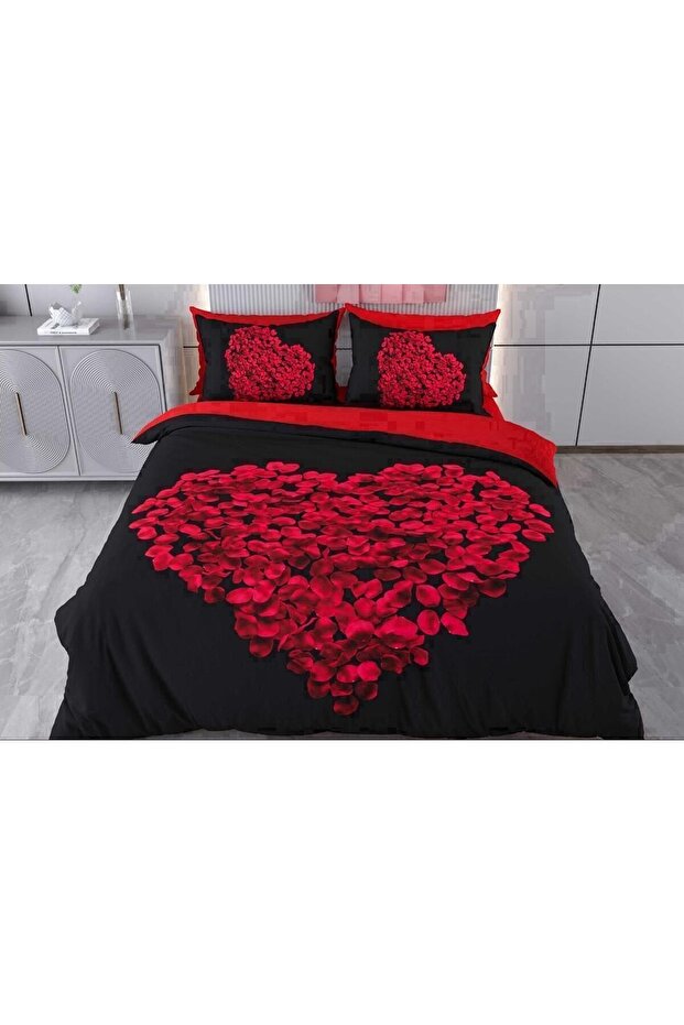 3D Double Duvet Cover Set 6 Pieces Ahsen